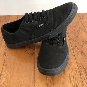 Vans Black lace up Sz 7